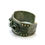 Thumbnail: White Buffalo Turquoise Tufa Cast Navajo Cuff #WDT883