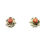 Thumbnail: Spiny Oyster Flower Stud Earrings #PUR068