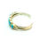 Thumbnail: Sleeping Beauty Turquoise Navajo Cuff #SBT922