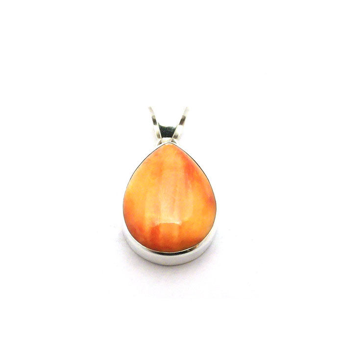 Thumbnail: Small Spiny Oyster Navajo Pendant #MSP314