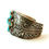 Thumbnail: Tufa Cast Turquoise Vintage Cuff #VTC037