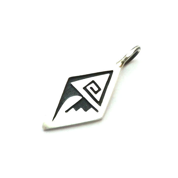 Thumbnail: Silver Overlay Hopi Pendant #DSH617