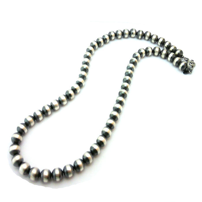 Thumbnail: Navajo Pearls Necklace 10mm #BNP911