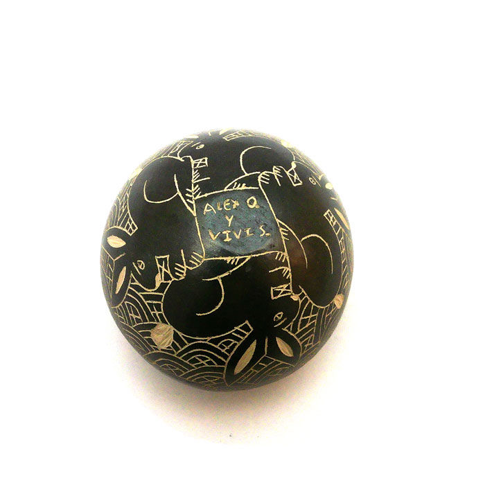 Thumbnail: Black Rabbits Mata Ortiz Miniature Pot #CON760