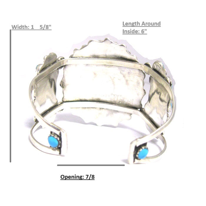 Thumbnail: Cluster Turquoise Cuff By Aaliyah Lowsayatee #AALZ4