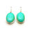 Thumbnail: Royston Turquoise Dangle Earrings #SHK377