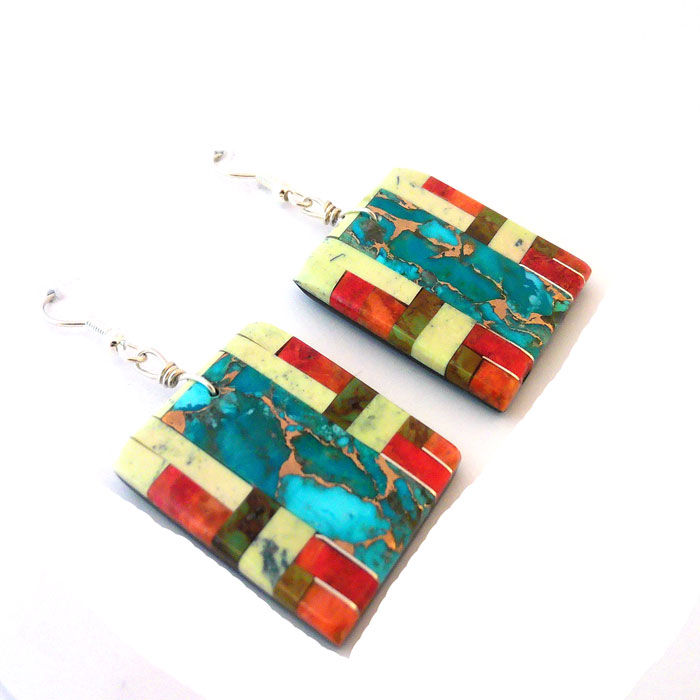 Santo Domingo Inlay Earrings #ISD017