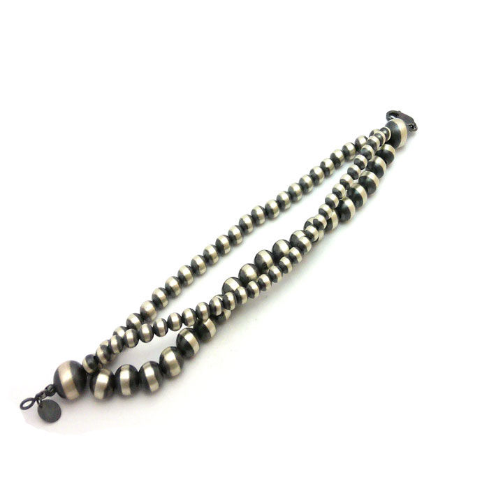 Thumbnail: 3 Strand Navajo Pearls Bracelet #NBN117