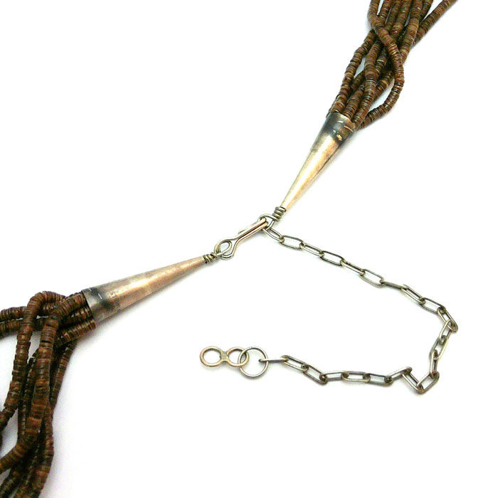 Thumbnail: 7 Strand Kingman Turquoise & Shell Necklace #KSD993