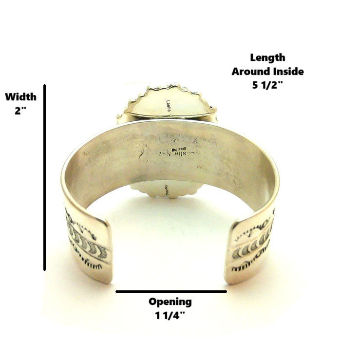 Thumbnail: Spiderweb Kingman Turquoise Cuff #WEB951