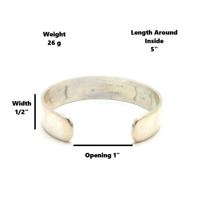 Thumbnail: Sterling Silver Overlay Hopi Lizard Cuff #LIZ845