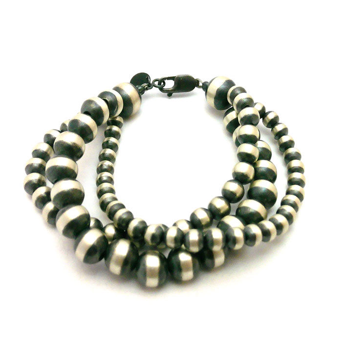 3 Strand Navajo Pearls Bracelet #NBN117