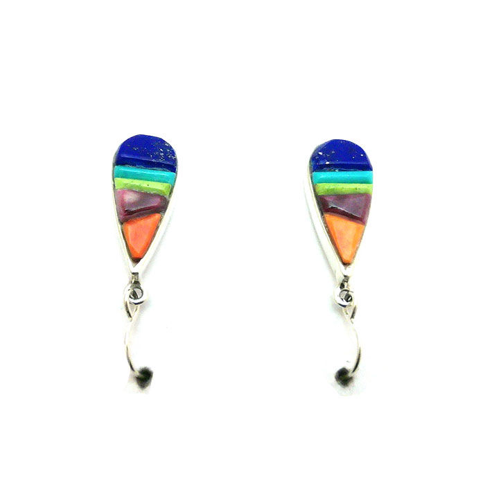 Thumbnail: Rick Tolino Colorful Tear Drop Earrings #RTO534