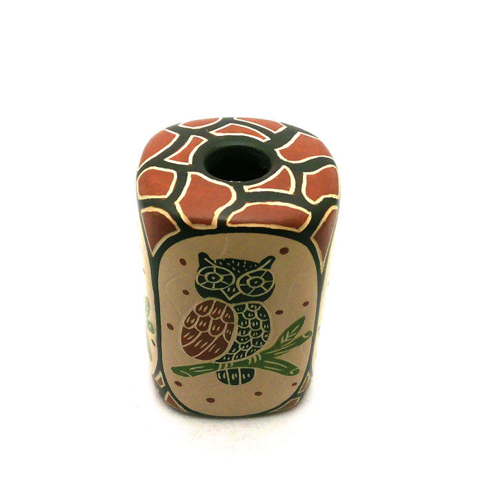 Thumbnail: Small Mata Ortiz Owl Vase #OWL132