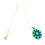 Thumbnail: Sleeping Beauty Turquoise Cluster Necklace #SBC567