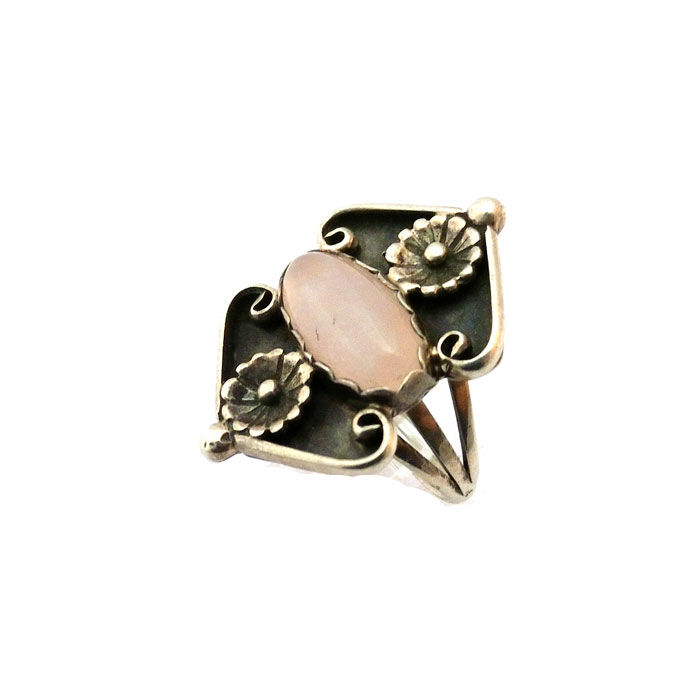 Thumbnail: Vintage Onyx Navajo Ring #VIC473