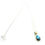 Thumbnail: Golden Hills Turquoise Dainty Necklace #GOL04