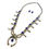 Thumbnail: Navajo Lapis Lazuli Squash Blossom Necklace Set #SFS491