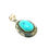 Thumbnail: Kingman Turquoise Pendant By Eugene Belone #EBK281