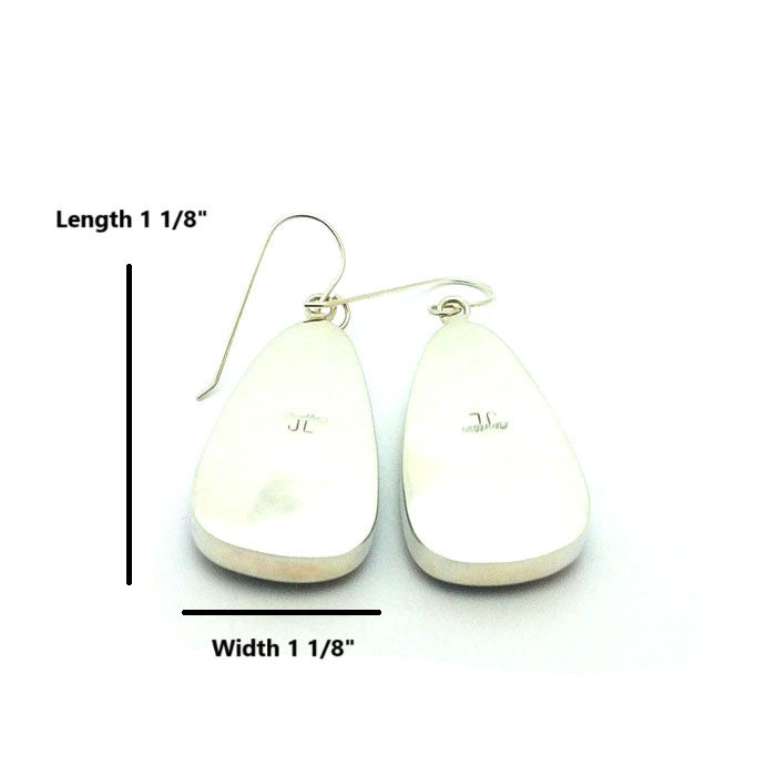 Thumbnail: Navajo Lapis Lazuli Dangle Earrings #JLA326