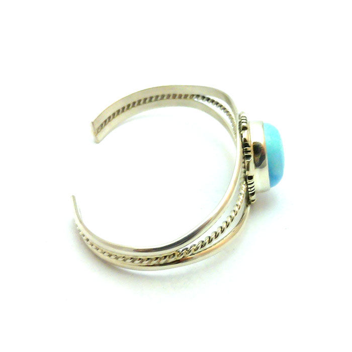 Thumbnail: Golden Hills Turquoise Navajo Cuff #GHT772
