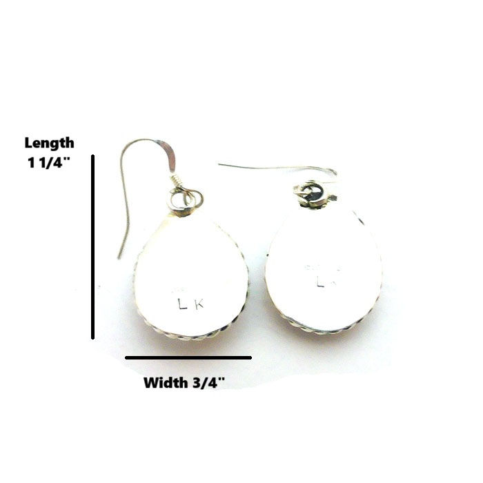 Thumbnail: Spiny Oyster & Turquoise Dangle Earrings #SCP199