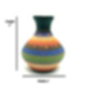 Thumbnail: Small Bear Fluted Navajo Vase #TEA963