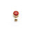 Thumbnail: 14K Gold Small Red Coral Navajo Pendant #RCG536