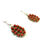 Thumbnail: Red Coral Dangle Earrings #RCE160