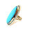 Thumbnail: Lone Mountain Turquoise Ring Size 10 #LSNZ1