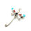 Thumbnail: Zuni Inlay Dragonfly Pin/Pendant #AGO318