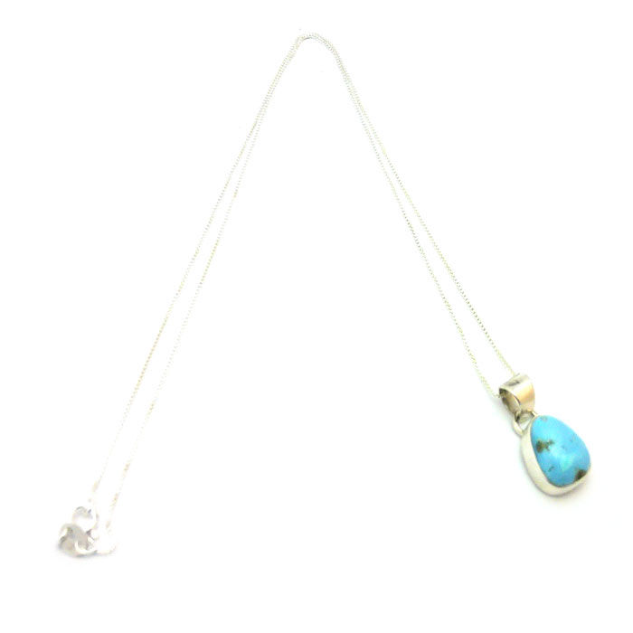 Navajo Golden Hills Turquoise Dainty Necklace #GOL03