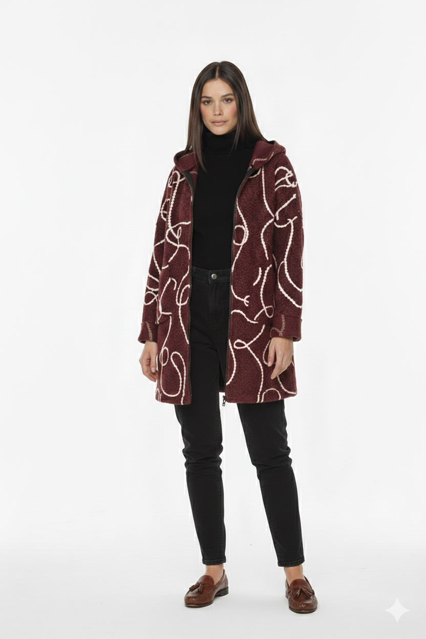 Küçük resim: Çizgi Desenli Kap