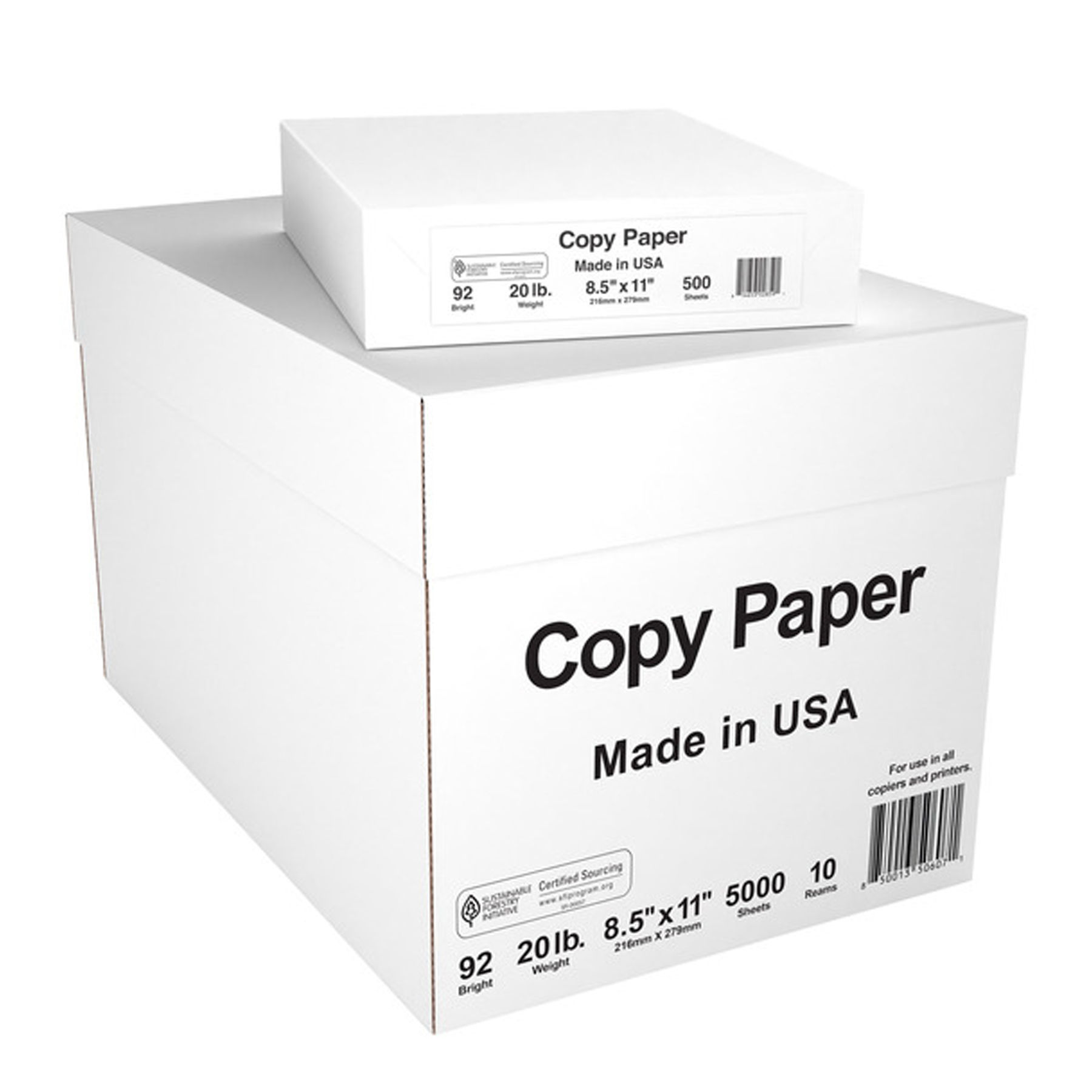 Copy Paper 8.5 x 11 5000ct