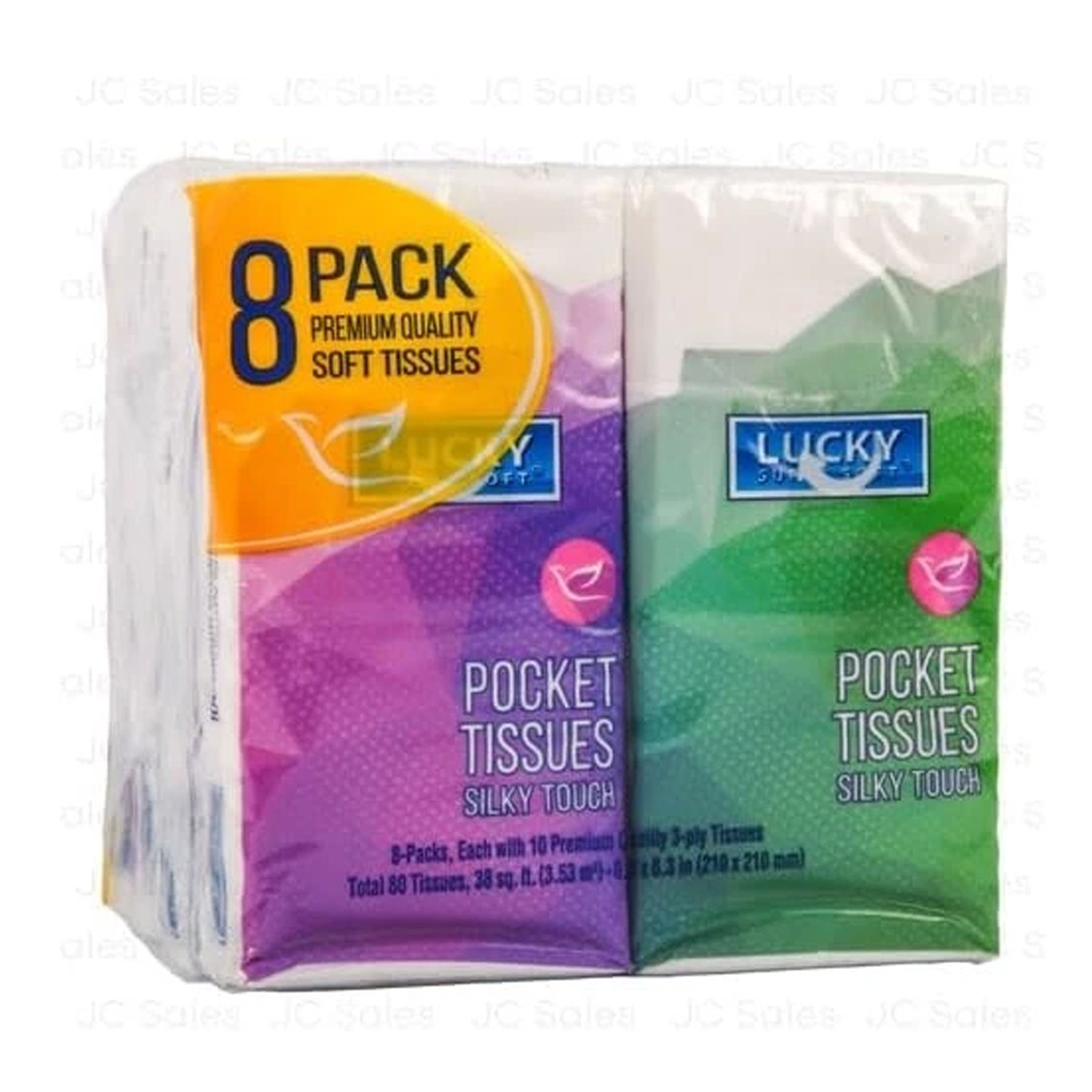 LUCKY POCKET TISSUE 8CT