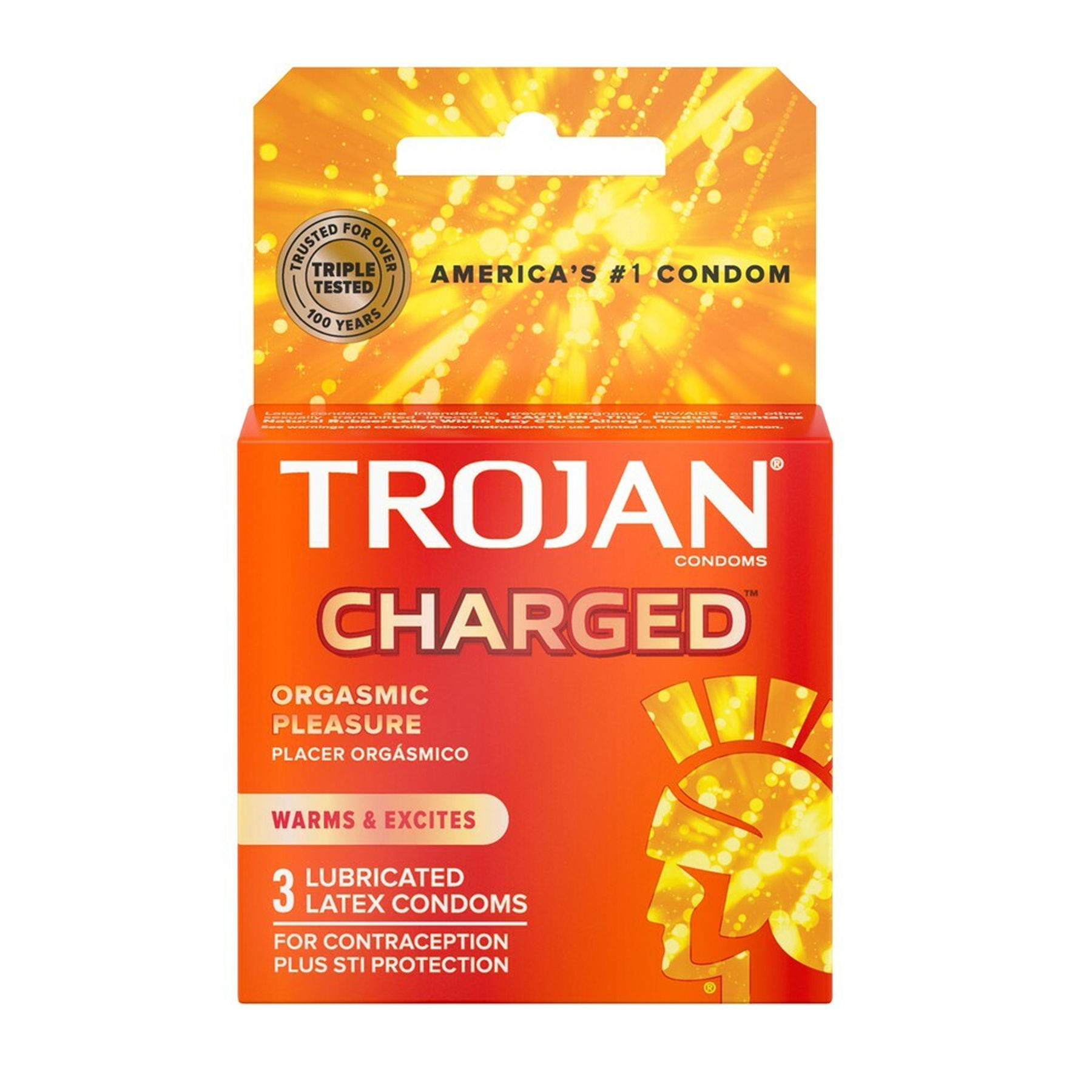 Trojan Charged 6 ct