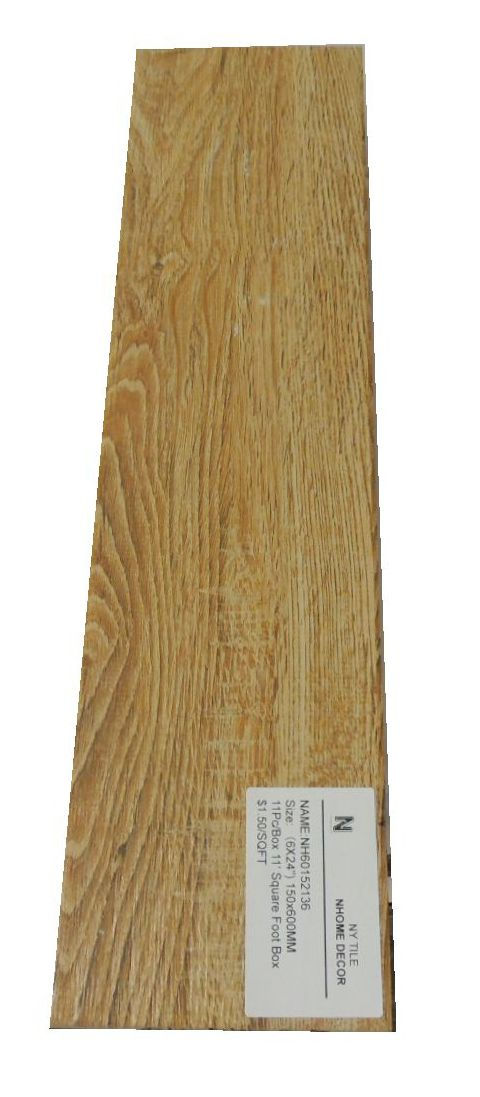 6 x 24"  WOODEN CERAMIC TILE NH60152136