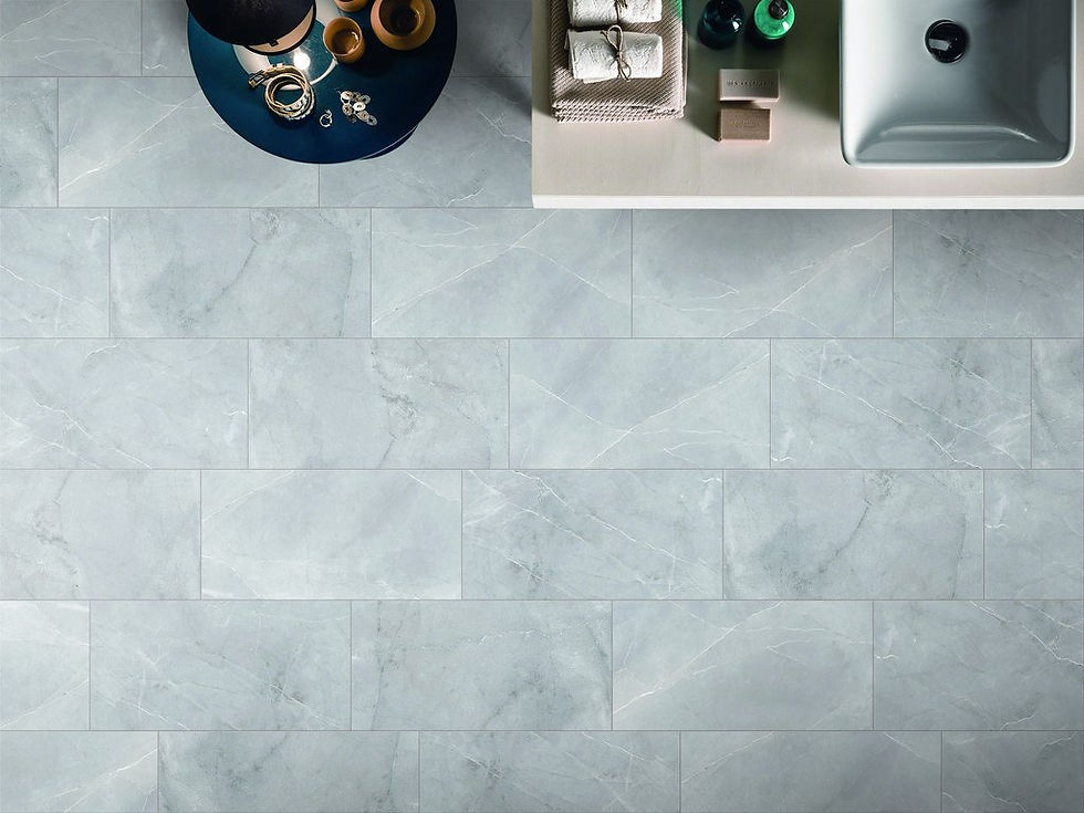 Miniatura: NATURAL Griotte Grey Porcelain Tile 12 in. x 24 in. LVN10612M