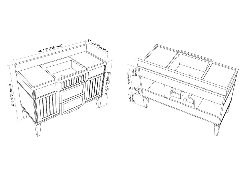 Thumbnail: Bathroom Cabinet 020 48 06A