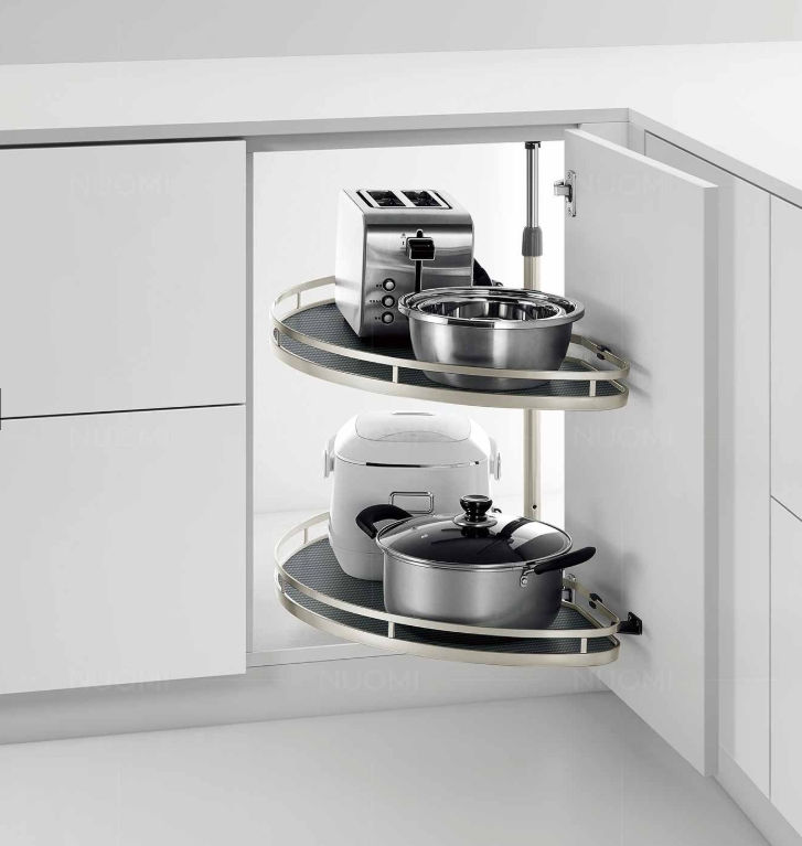 Champagne Rose Series 180° Turnable Shelf