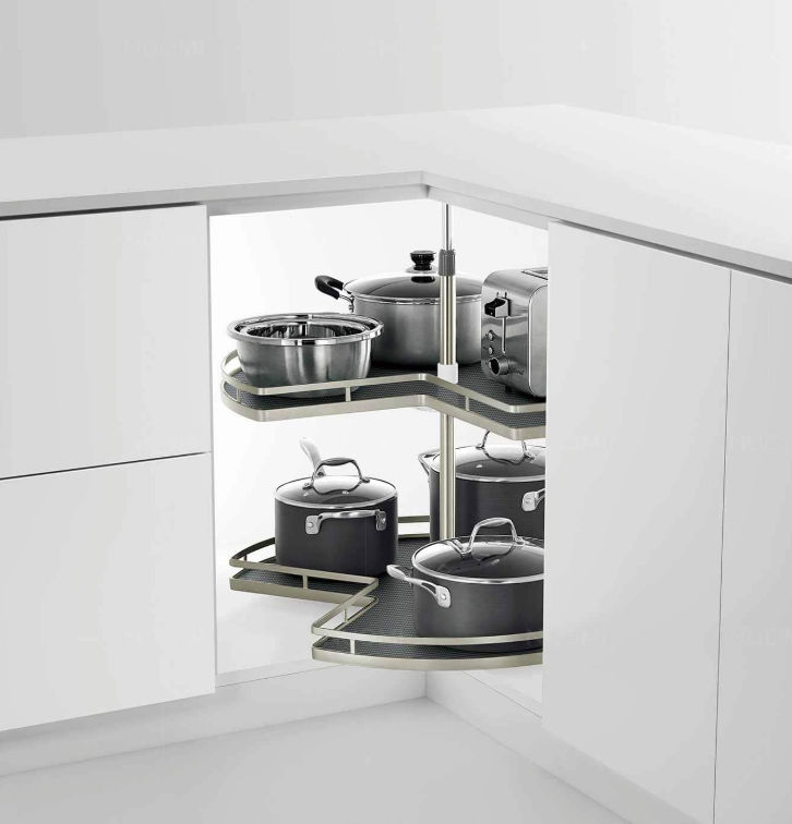 Champagne Rose Series 270° Turnable Shelf