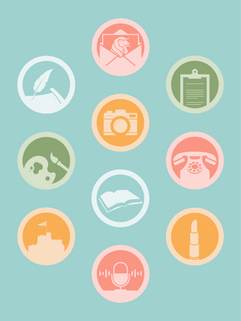 10 Instagram highlight icons for Clara Chamberlain.