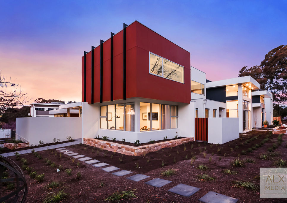 Canberra, real estate, alexandra wetzel, alx creative media, interior design, architecture, photography, videography, dusk, Forrest ACT
