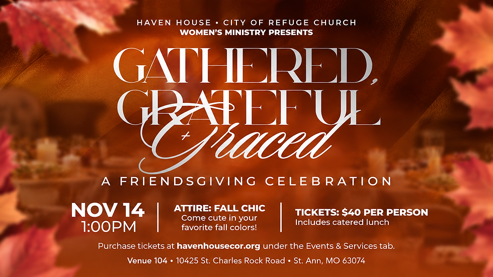 Friendsgiving 2026 - Gathered, Grateful & Graced