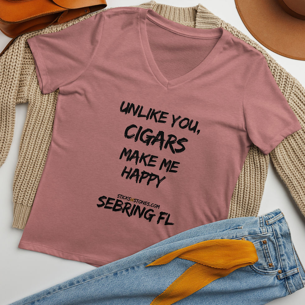 Thumbnail: Women’s relaxed v-neck t-shirt Unlike You 