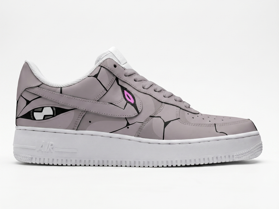 Ghostfreak Ben 10 Cartoon Network Air Force 1 custom hand-painted sneakers Omnitrix ghost alien design