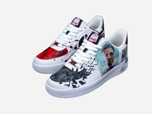 Fight Club Custom Nike Air Force 1 | Olympus Montane