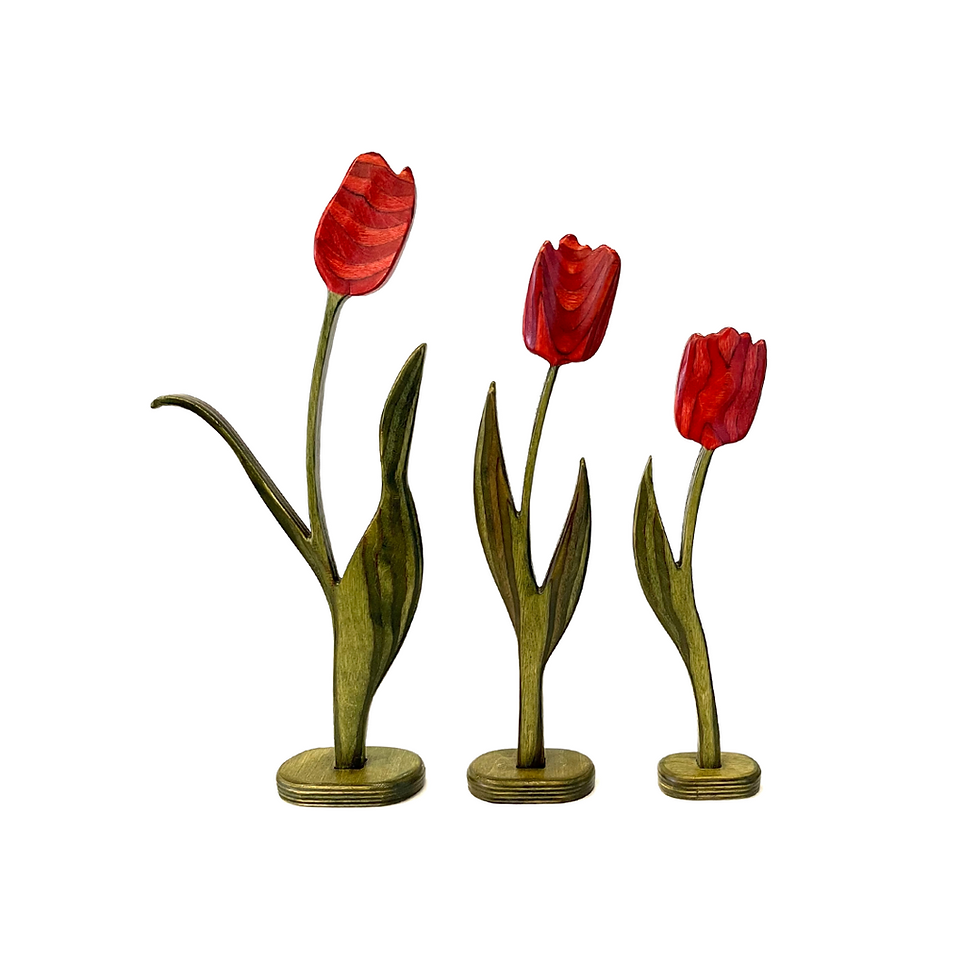Thumbnail: Handcrafted Garden Tulip