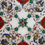 Thumbnail: Handmade White Marble Inlay Table Top – Octagonal Floral & Peacock Design