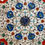 Thumbnail: Handmade White Marble Table Top – Red & Blue Floral Inlay with Semi-Precious